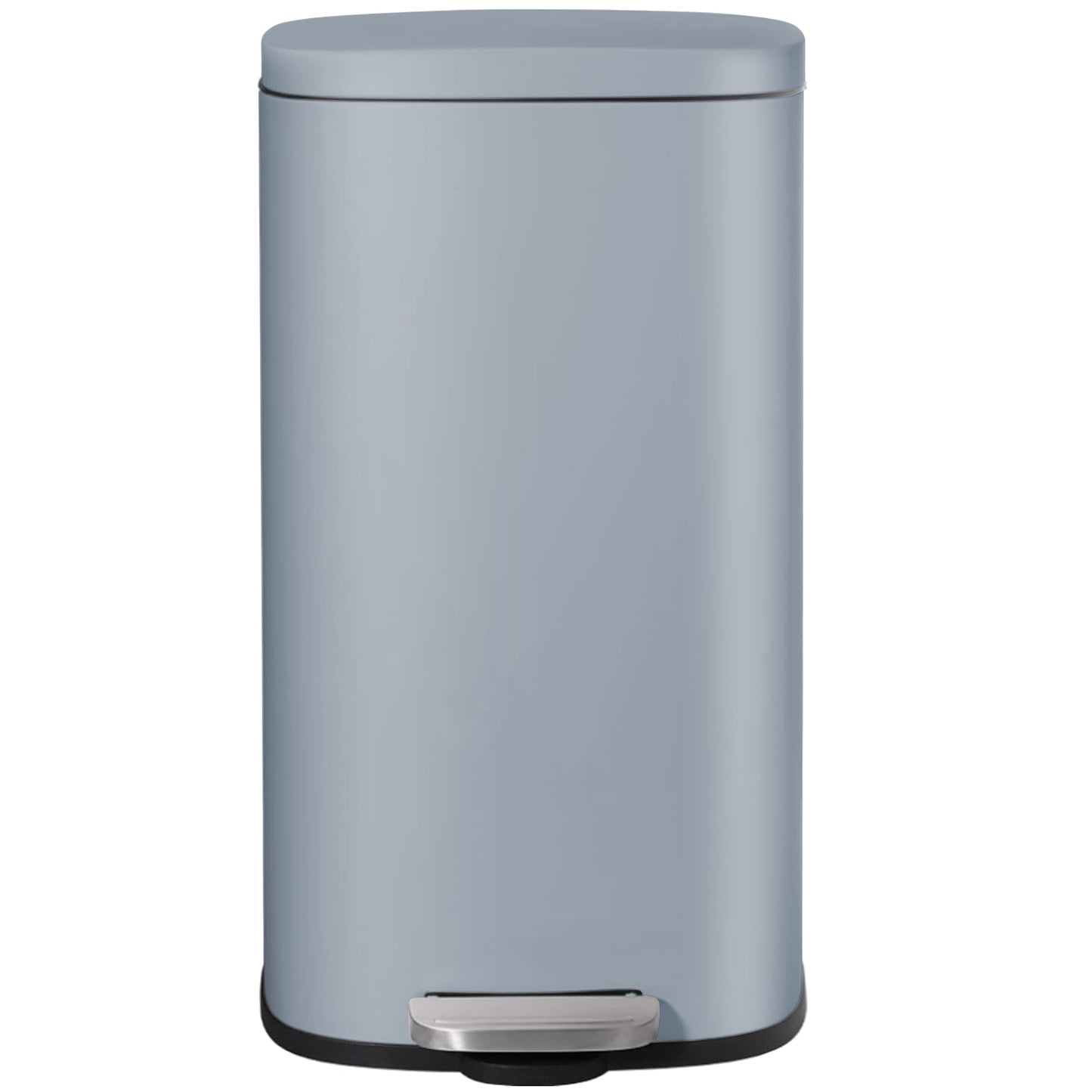 pirecart 13.2 Gallon Kitchen Step Trash Can Stainless Steel Garbage Can for Kitchen Home