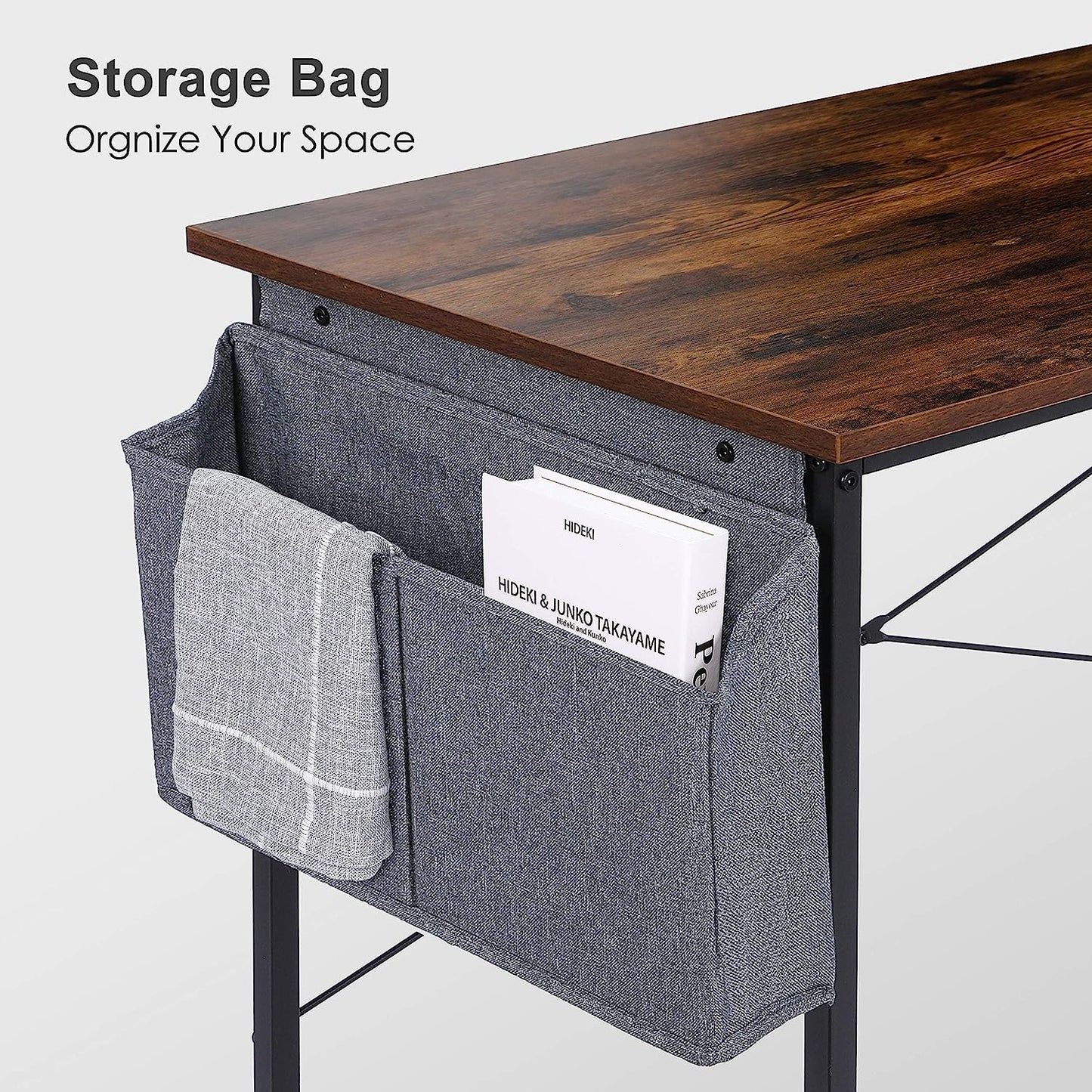 pirecart 39'' Computer Desk Home Office Laptop Desk Writing Desk with Storage