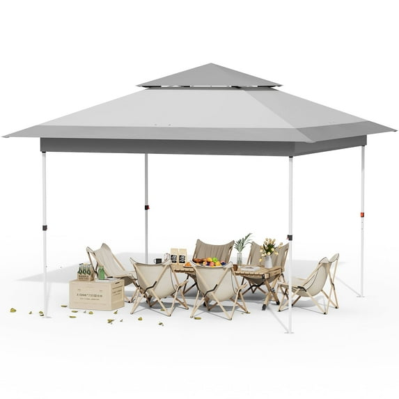 pirecart 12' x 12'/13' x 13' Pop up Canopy Tent One Person Folding Commercial Shelter for Party, Camping
