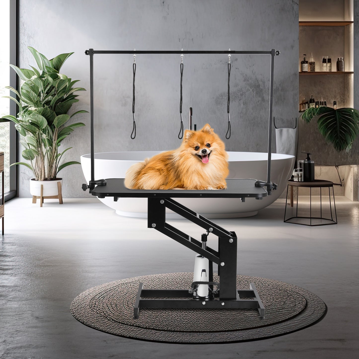 pirecart Hydraulic Pet Dog Grooming Table Heavy Duty Professional Grooming Table for Small/Medium/Large Dogs