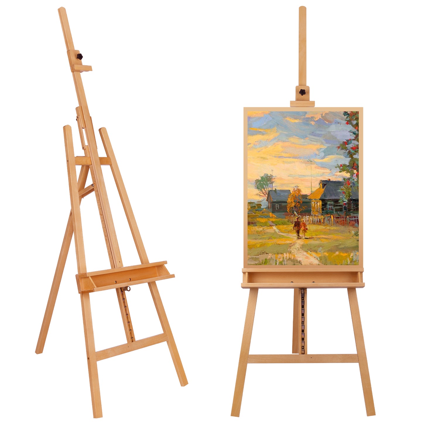Pirecart Adjustable Artist Easel Stand for Adults, Artists Hold up to 48"