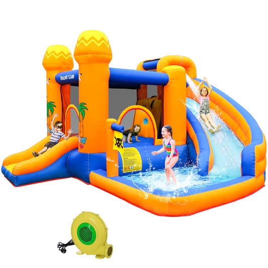 pirecart Kids Inflatable Bounce Castle Outdoor/Indoor Bouncy House Water Park with Blower