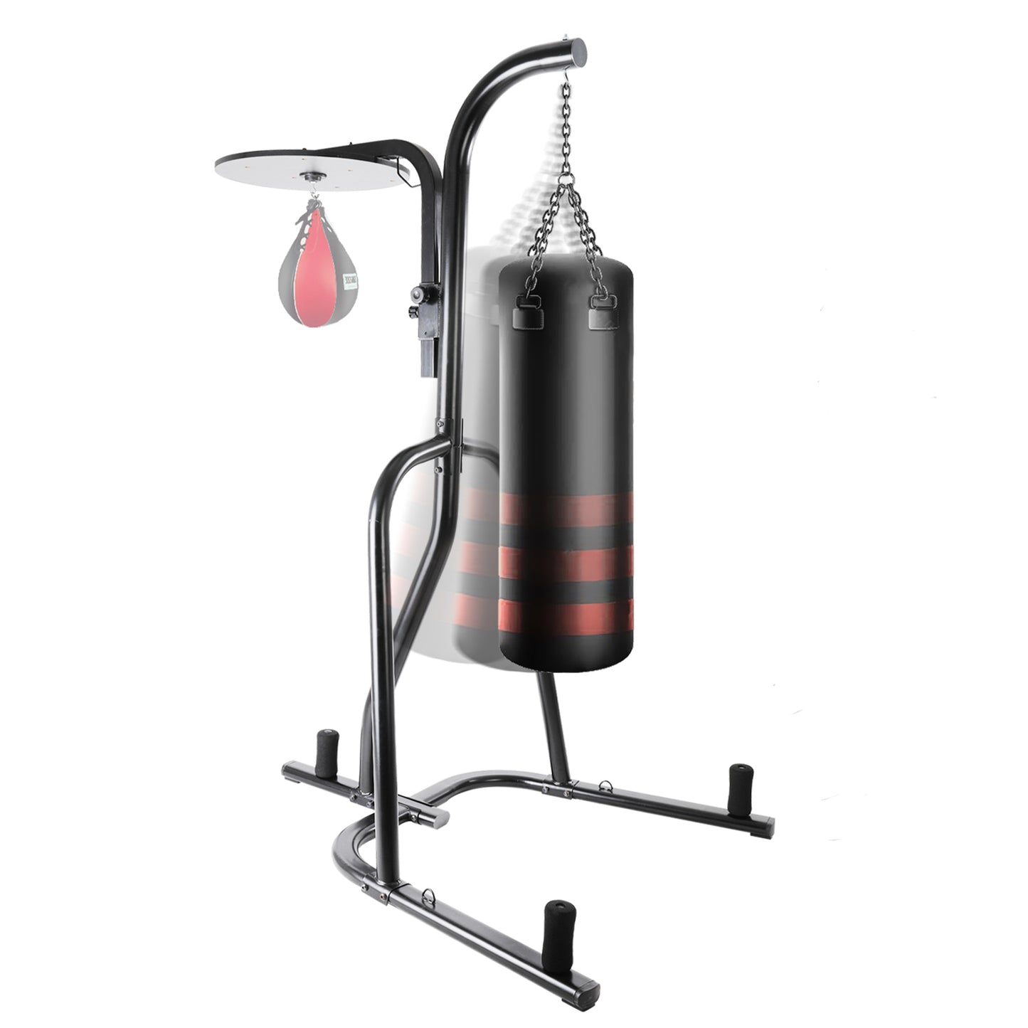 pirecart Heavy Boxing Bag Stand, Height Adjustable Steel Punching Stand for Heavy Bag