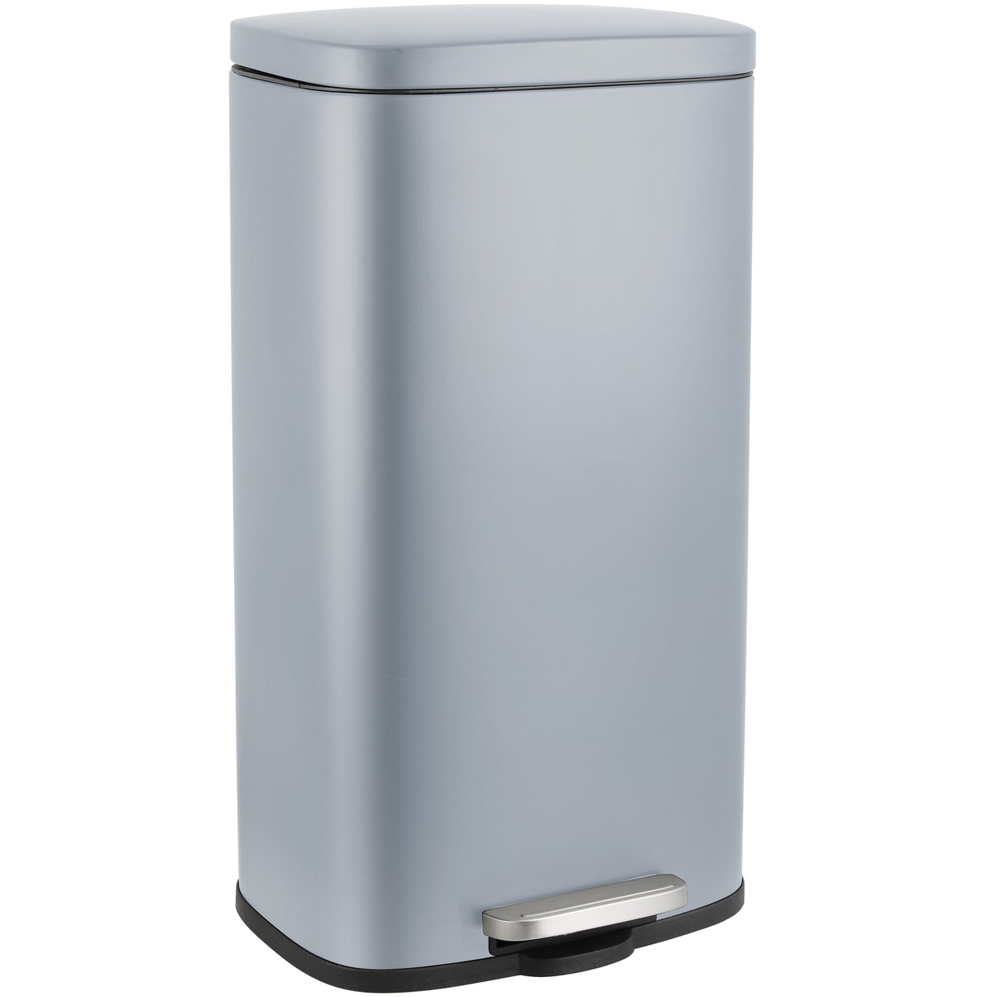 pirecart 8 Gallon Step Trash Can Stainless Steel Garbage Bin with Inner Bucket