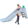 pirecart Freestanding Kids Slide, Toddler Slide Climber with Basketball Hoop