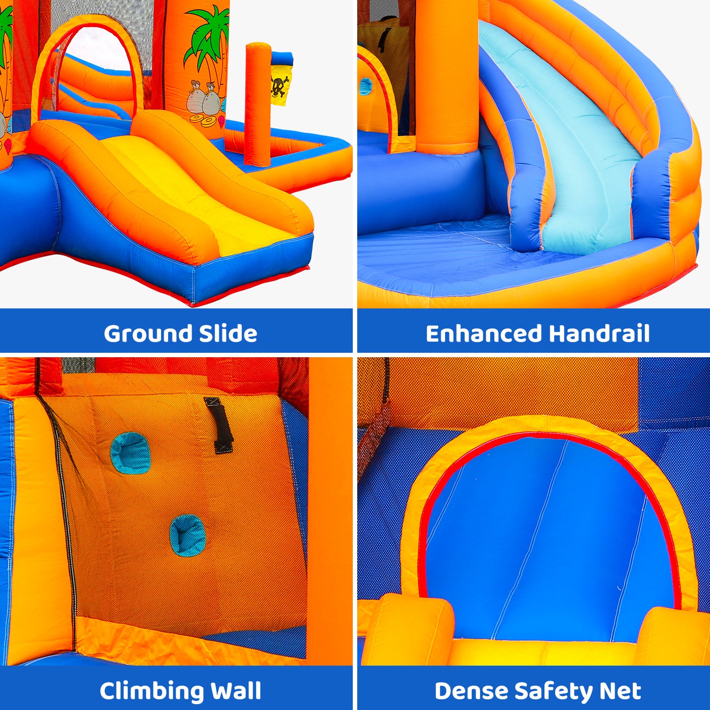 pirecart Kids Inflatable Bounce Castle Outdoor/Indoor Bouncy House Water Park with Blower