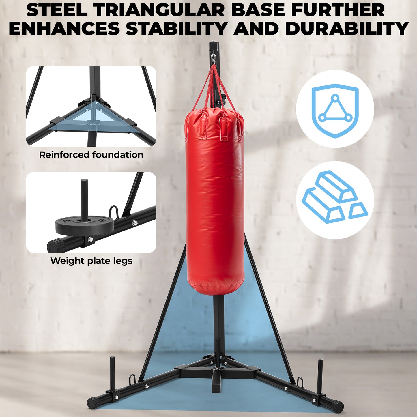 pirecart Heavy Duty Boxing Punching Stand without Heavy Bag