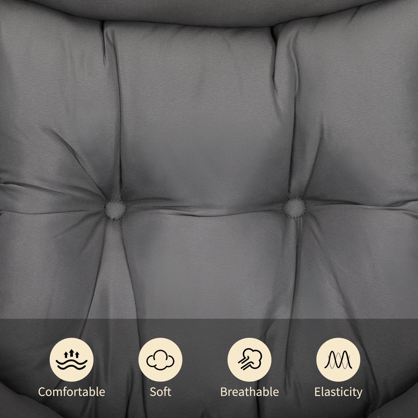 Pirecart Fabric Lazy Chair with Foldable Ottoman and Side Pocket, Large Comfy Chair with Footstool Set Reading Chair Leisure Sofa Chair for Bedroom, Living Room