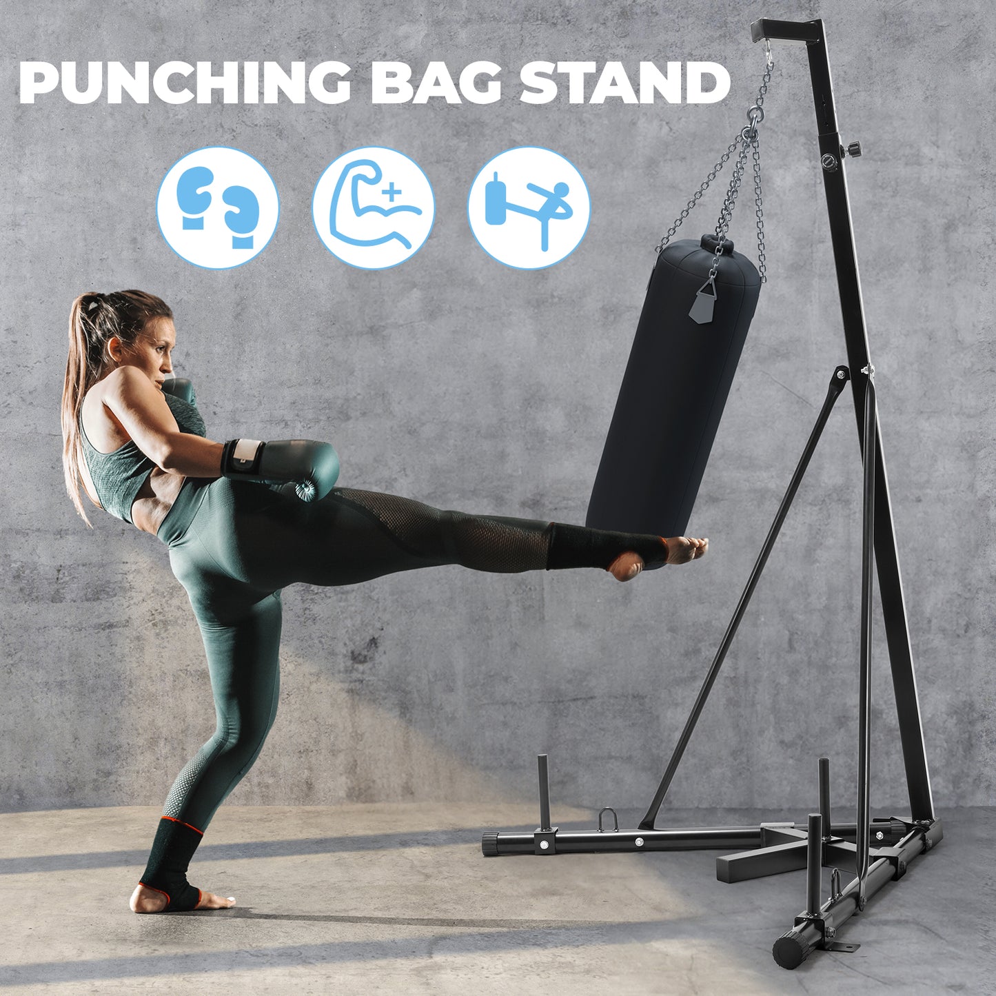 pirecart Heavy Duty Boxing Punching Stand without Heavy Bag