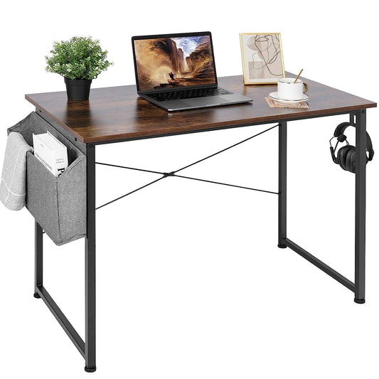 pirecart 39'' Computer Desk Home Office Laptop Desk Writing Desk with Storage