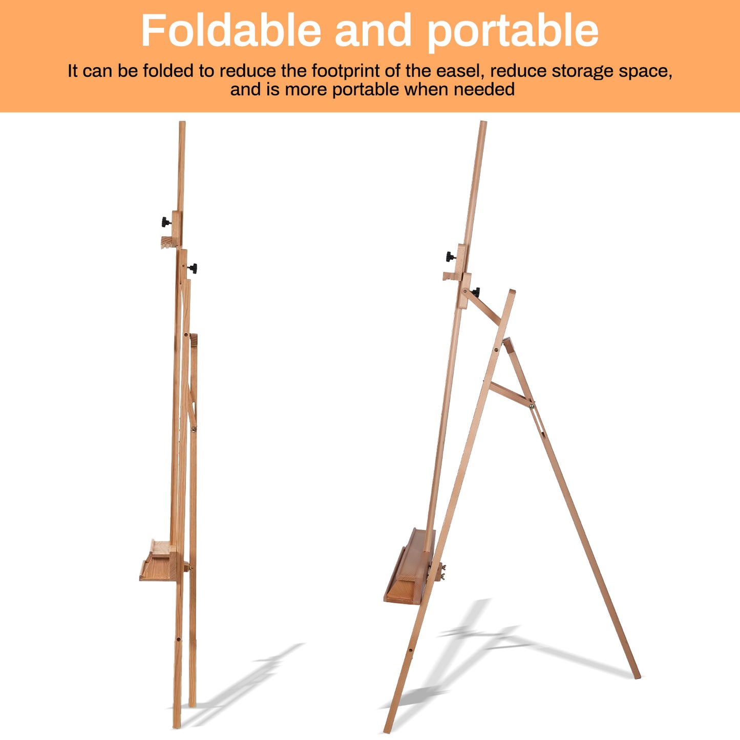 Pirecart Adjustable Artist Easel Stand for Adults, Artists Hold up to 48"
