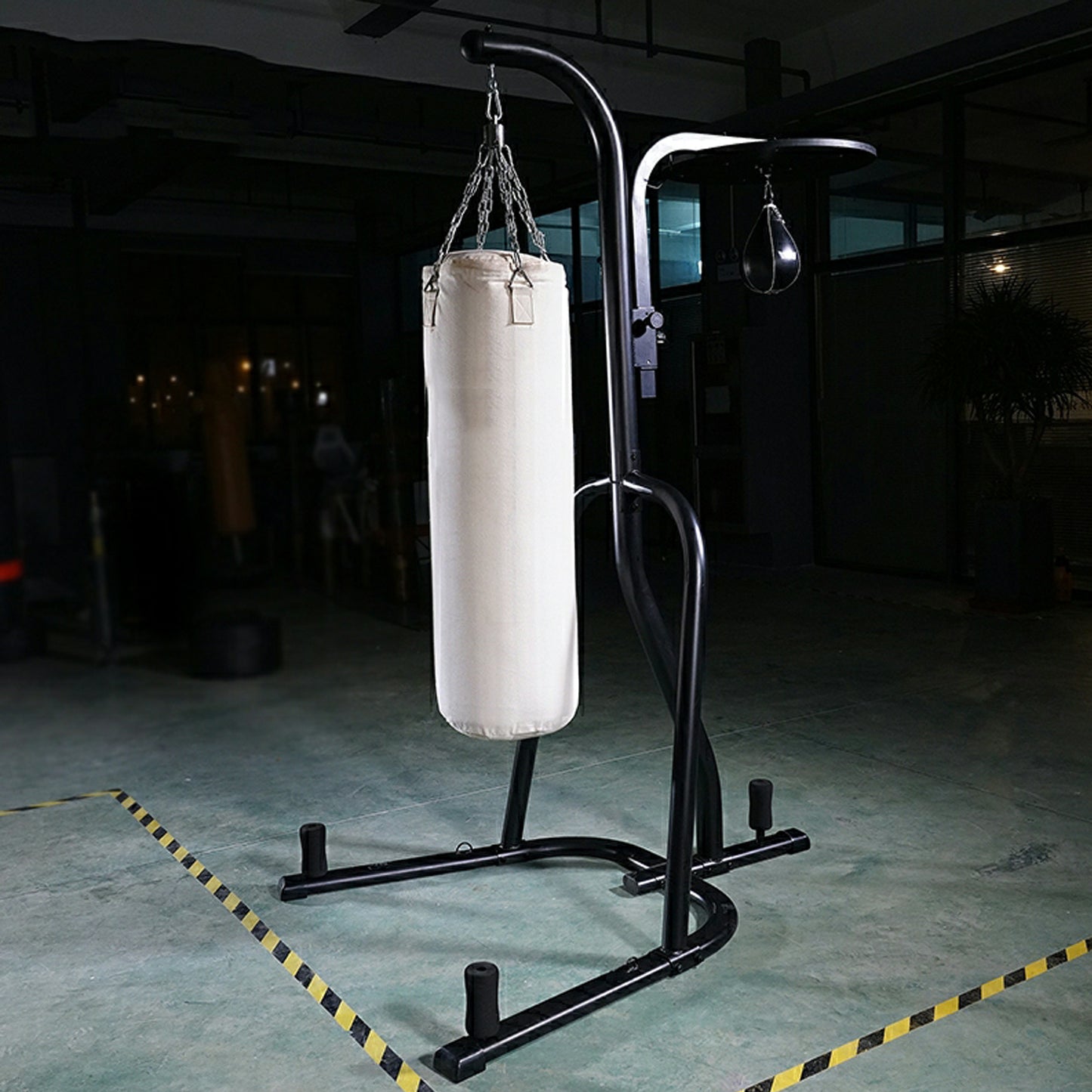 pirecart Heavy Boxing Bag Stand, Height Adjustable Steel Punching Stand for Heavy Bag