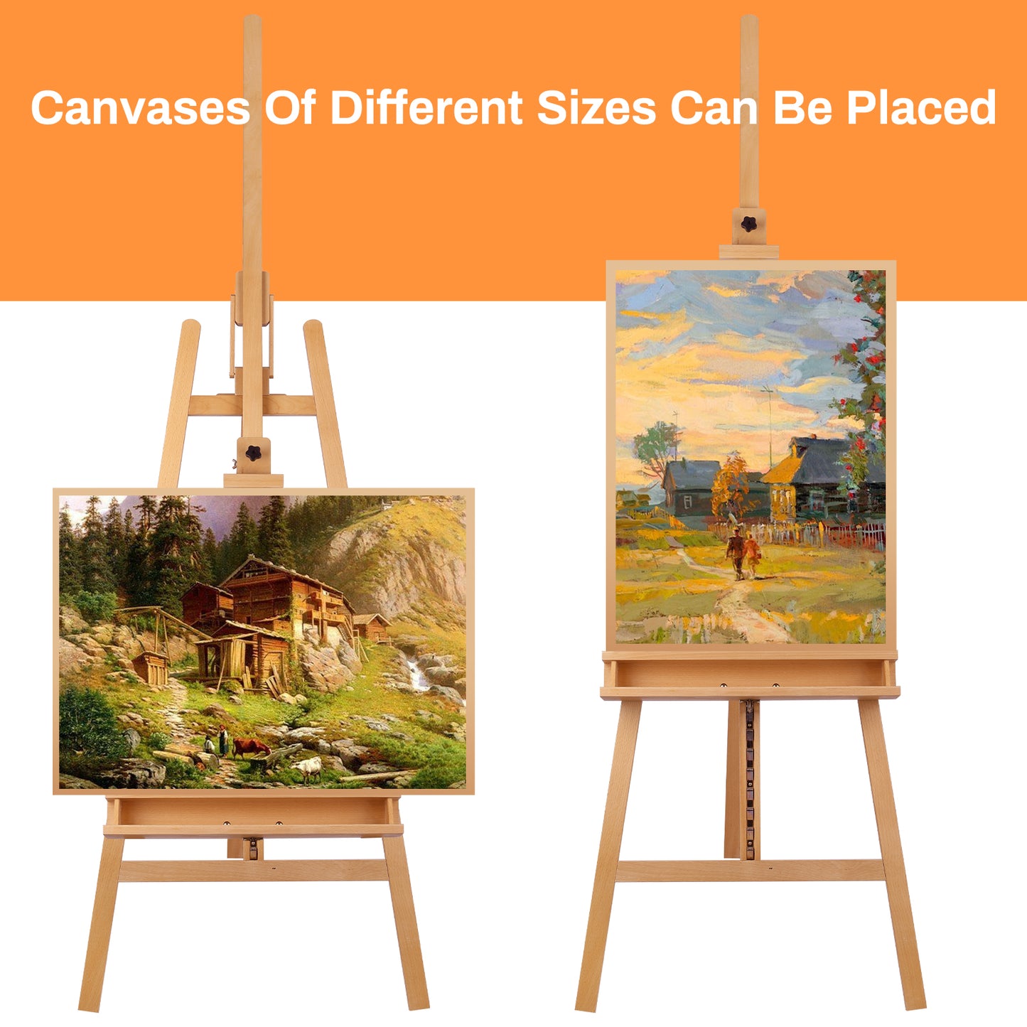 Pirecart Adjustable Artist Easel Stand for Adults, Artists Hold up to 48"