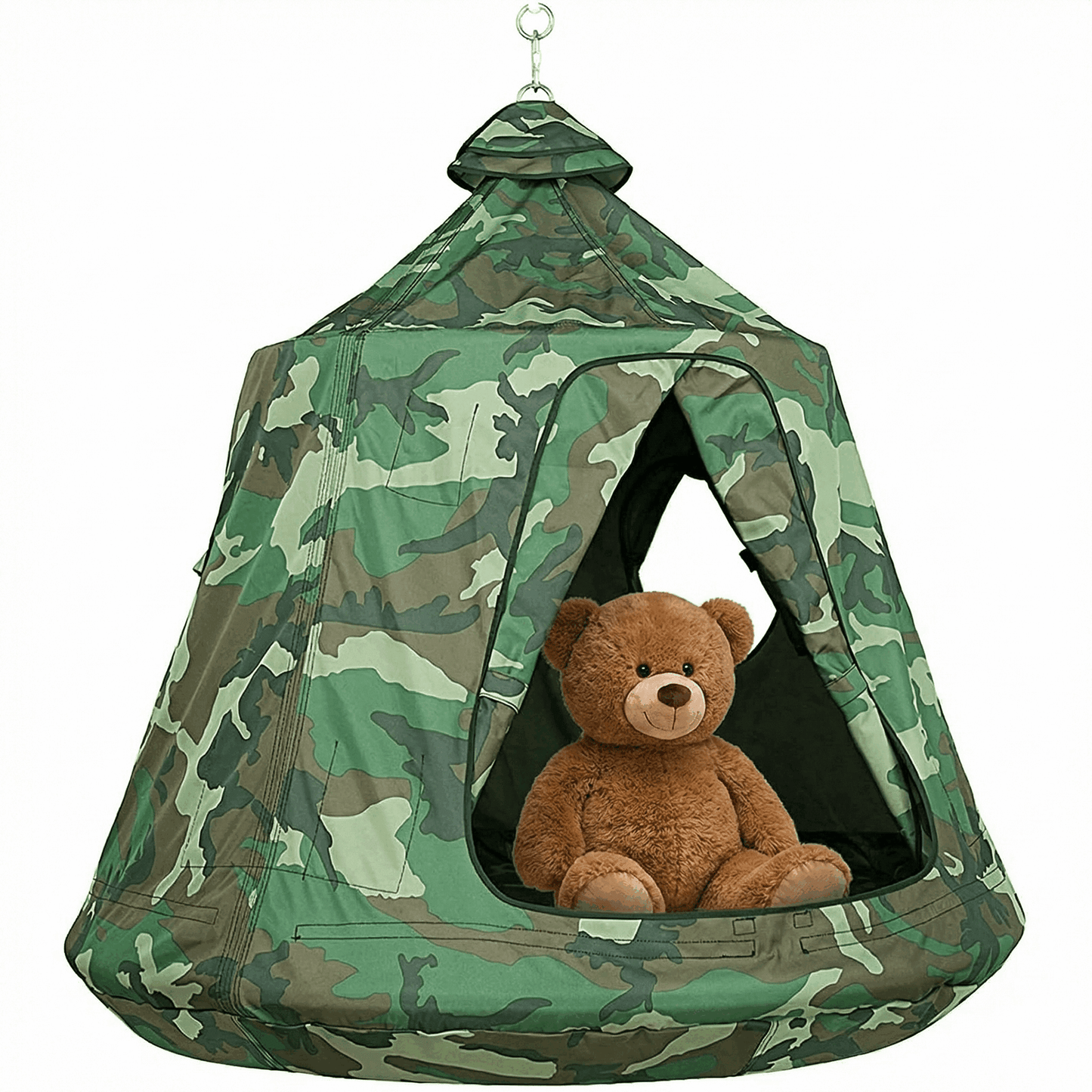 pirecart Kids Hanging Tree Tent, Portable Indoor Outdoor Hanging Tent w/ Lights String